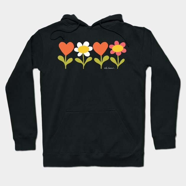 Hearts and Flowers Hoodie by loeye